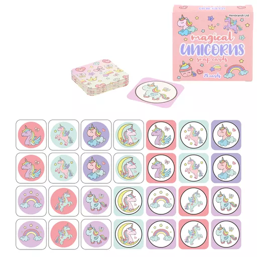 Unicorn Mini Snap Card Game