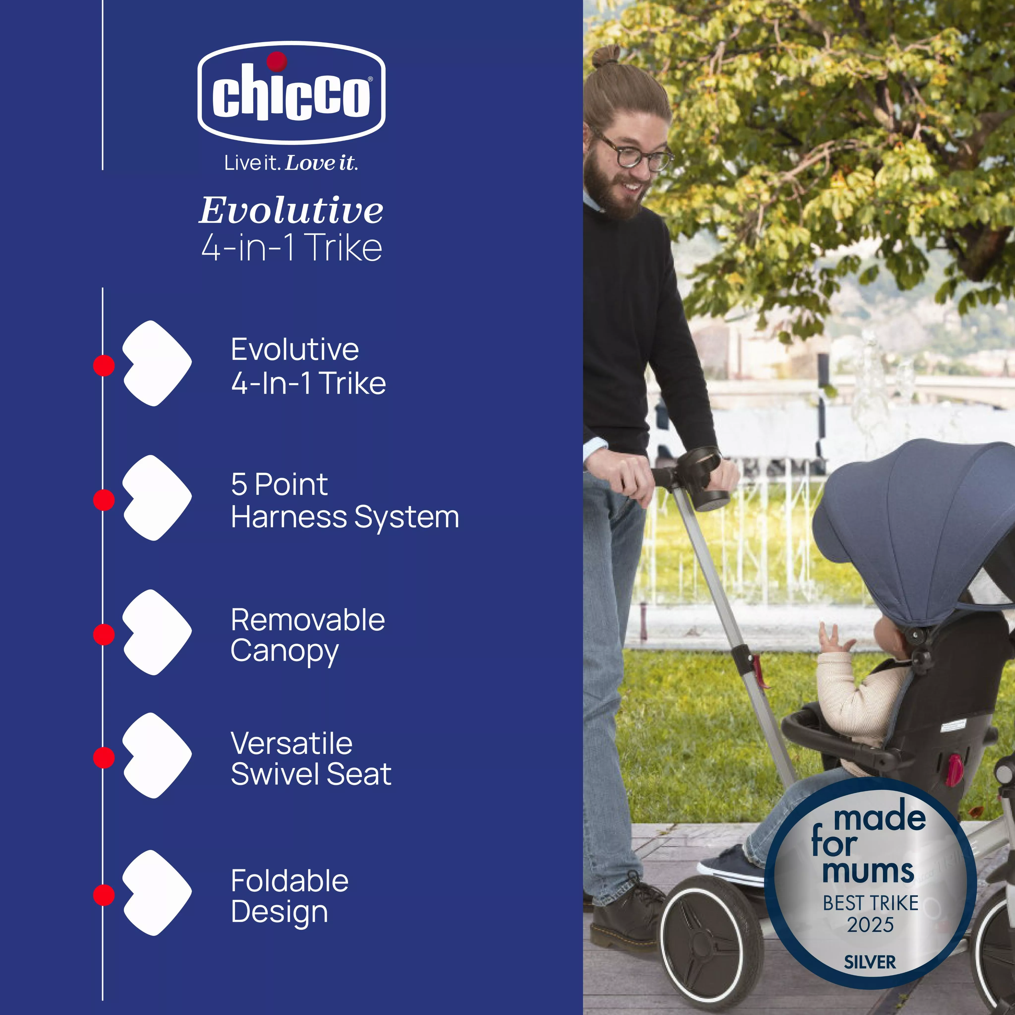 Chicco Evolutive 4-in-1 Trike | Chicco