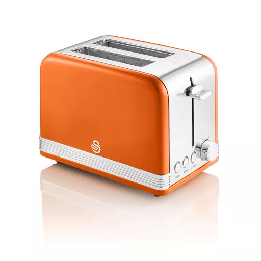 2 Slice Retro Orange Toaster