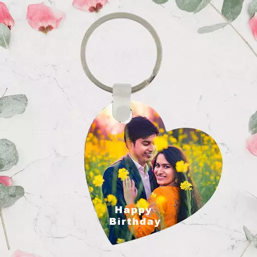 personalised heart keyring with photo and message - for valentine's day wedding anniversary.jpg