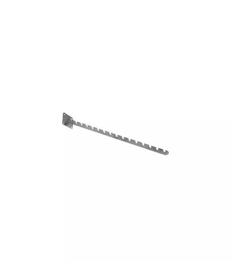 16 Notched Chrome Wall Mounted Sloping Arm Economy