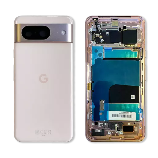 Back Housing (Service Pack) (Rose) - For Google Pixel 8 (G9BQD, GKWS6)