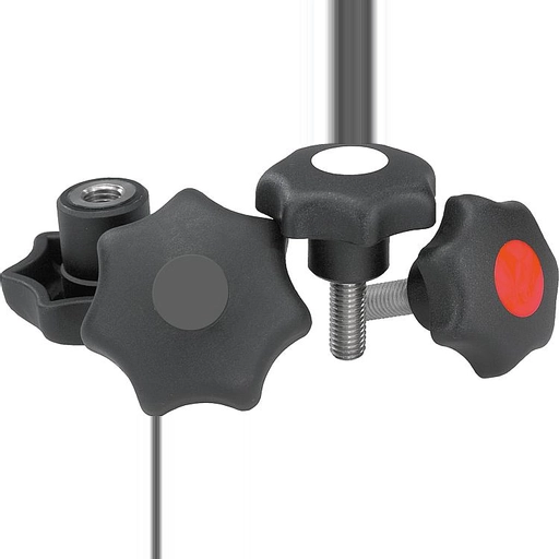 K0154 - Star Knobs Parts in Stainless Steel Size M5-M12