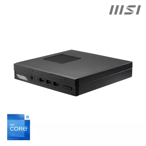 MSI PRO DP10 13M Intel Core i5 1340P Barebone, NUC, SFF, Mini Computer, HTPC, (NO RAM, NO Storage, NO OS), IRIS XE Graphics/ThunderBolt 4/Type C/HDMI/DisplayPort/ VGA/LAN/WiFi 6E/BT 5.3/VESA