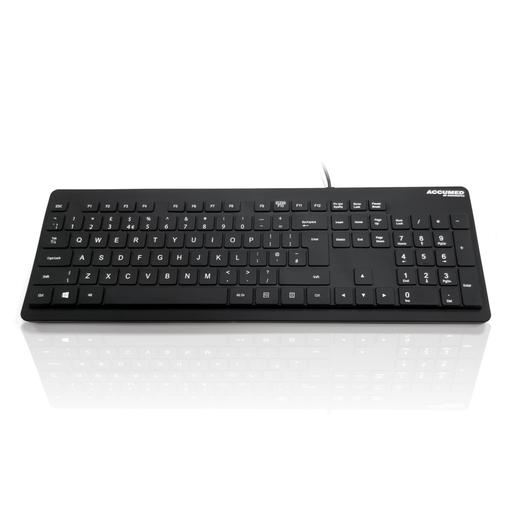 Accuratus KYB-MED-VALUE-UB keyboard Medical USB QWERTY UK International Black