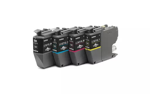 Brother LC-421XLVAL Ink cartridge multi pack Bk,C,M,Y, 4x500 pages Pack=4 for Brother DCP-J 1050