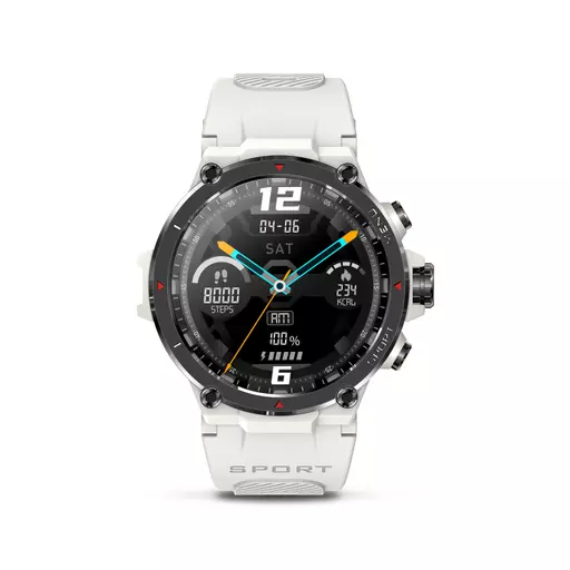 Veho Kuzo F1-S GPS Sports Smartwatch - White