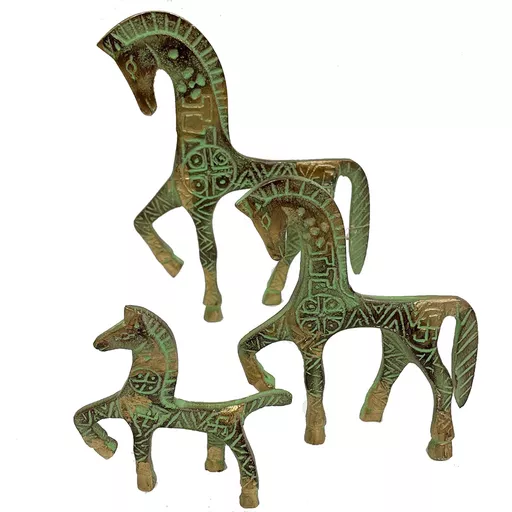 Ancient Greek Bronze Horses