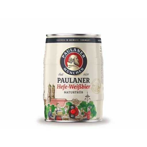 Paulaner Hefe-Weizen Mini Weissbier Keg - 5L