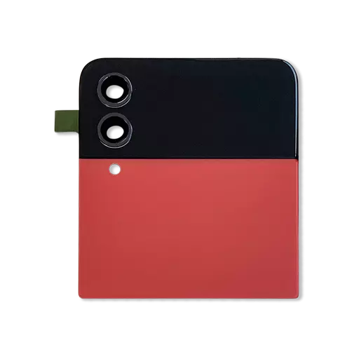 Outer OLED Screen Assembly (Service Pack) (Bespoke Red) - Galaxy Z Flip-4 5G (2022) (F721)