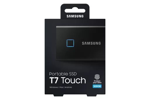 Samsung Portable SSD T7 Touch 500GB – Black