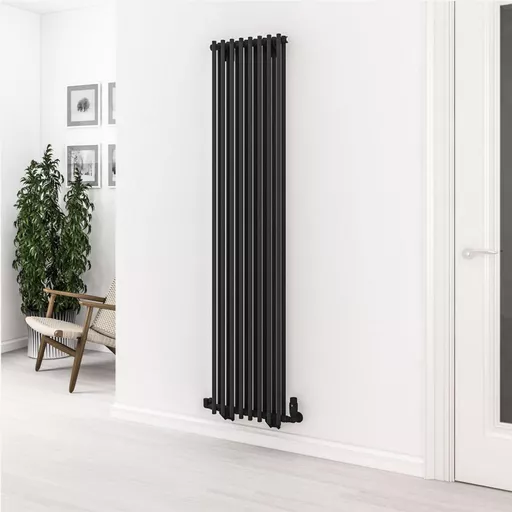 Murano 1800 x 410 Radiator Matt Black