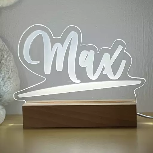 Personalised deals name lamp