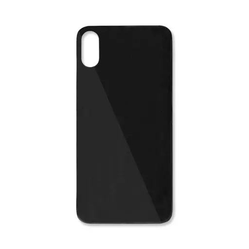 Back Glass (Big Hole) (No Logo) (Space Grey) (CERTIFIED) - For iPhone XS