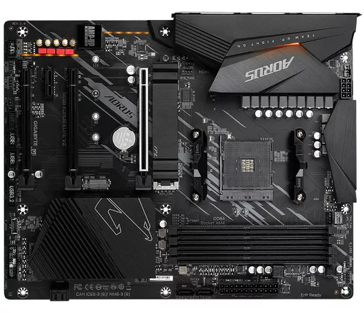 GIGABYTE B550 AORUS ELITE V2 Motherboard - AMD Ryzen 5000 CPUs, 12+2 Phases VRM, up to 4733MHz DDR4, 1xPCIe 4.0 + 1xPCIe 3.0 M.2, 2.5GbE LAN, USB 3.2 Gen 2