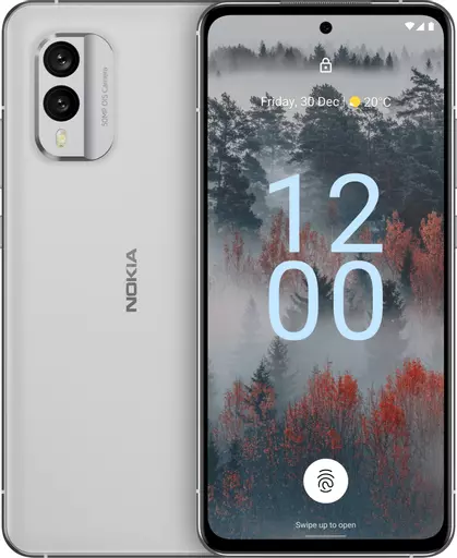 Nokia X30 5G 16.3 cm (6.43") Dual SIM Android 12 USB Type-C 6 GB 128 GB 4200 mAh White