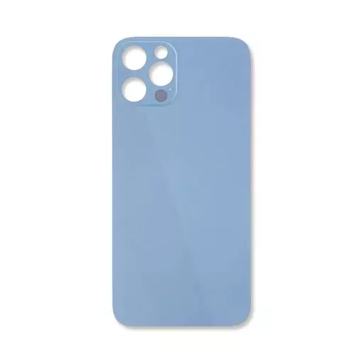 Back Glass (Big Hole) (No Logo) (Sierra Blue) (CERTIFIED)- For iPhone 13 Pro Max