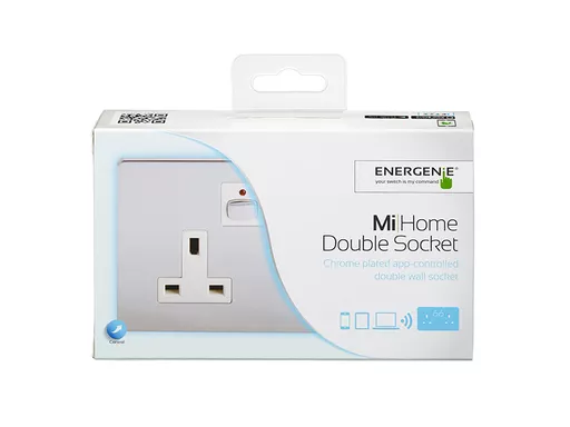 EnerGenie MIHO022 socket-outlet Chrome, White