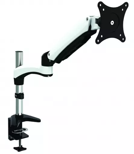 Amer HYDRA1 monitor mount / stand 71.1 cm (28") Clamp Black, Chrome, White