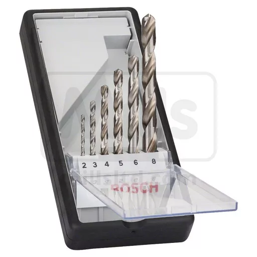 Bosch 6 Piece HSS-G Metal Drill Set 2-8mm