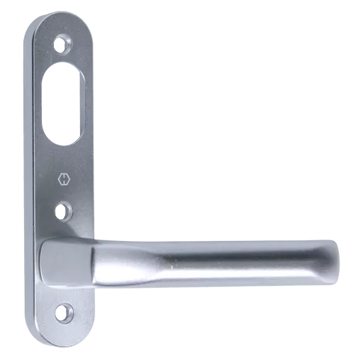 NORDAN NTech Villa Balcony Door Handle 3 Fix External With Cutout To Suit Scandinavian Oval