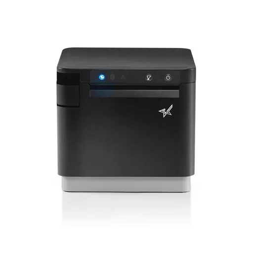 Star Micronics MCP31CI BK E+U, mPOS Receipt Printer - 400mm/s Direct Thermal, 58/80mm paper width, USB-C with Power Delivery for iOS / Android / Windows, Ethernet LAN, USB-A peripheral hub, CloudPRNT Next, Black Case, EU UK, 24VDC PS included