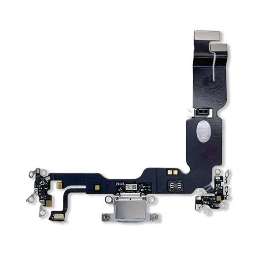 Charging Port Flex Cable (Blue) (RECLAIMED) - For iPhone 15 Plus