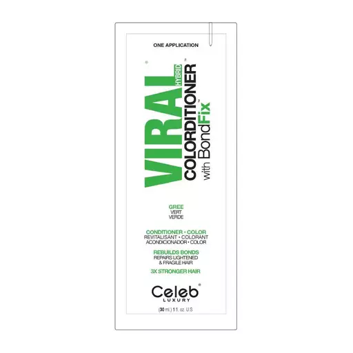 Viral Green Colorditioner Conditioner 29.57ml by Celeb Luxury