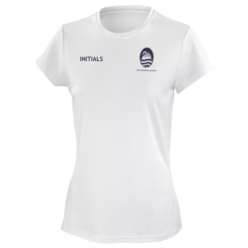 The Cherwell School Leisurewear Ladies Short Sleeve Sport T-Shirt