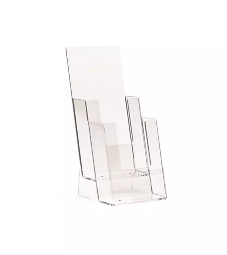 2 Tier 1/3 A4 (DL) Portrait Leaflet Holder
