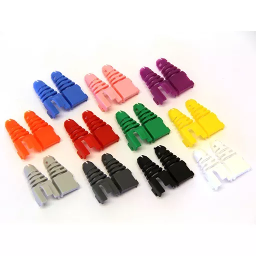 RJ45 Retrofit Strain Relief Boot, Grey