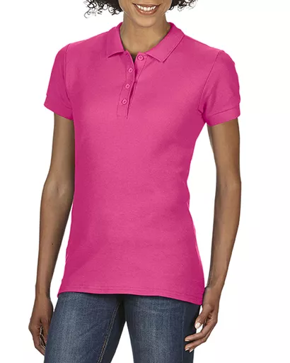 Softstyle® Ladies' Double Pique Polo