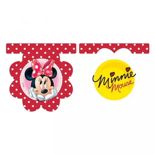 Minnie Mouse Polka Dots Letter Banner
