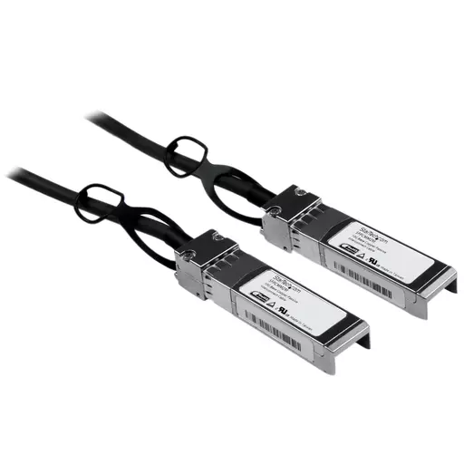 StarTech.com Cisco SFP-H10GB-CU2M Compatible 2m 10G SFP+ to SFP+ Direct Attach Cable Twinax - 10GbE SFP+ Copper DAC 10 Gbps Low Power Passive Mini GBIC/Transceiver Module DAC Firepower ASR920 ASR9000