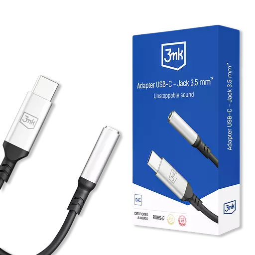 3mk - Adaptor USB-C to 3.5MM Jack