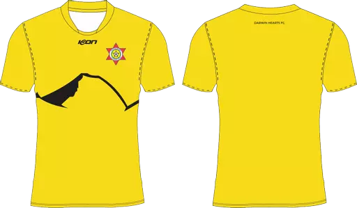 Darwin Hearts FC - Australia Cup Supporter Shirt Yellow