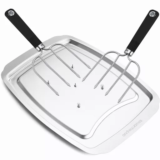 Carving Tray with 2 meat forks