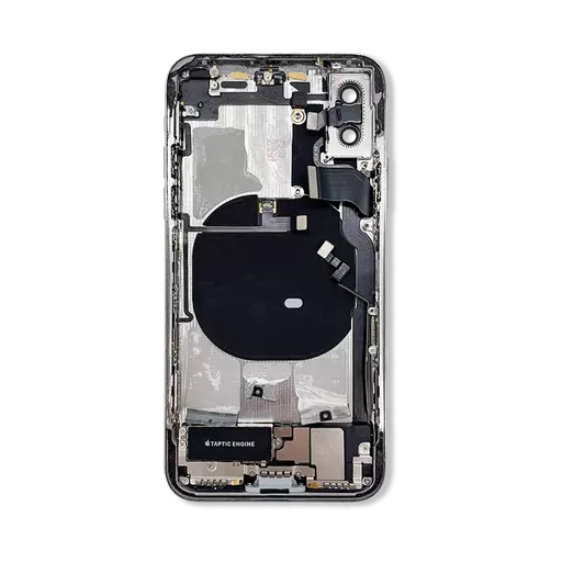 Back Housing With Internal Parts (RECLAIMED) (Grade C Minus) (Silver) (No CE Mark) - For iPhone X