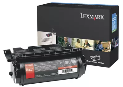 Lexmark 64440XW Toner cartridge black Project, 32K pages/5% for Lexmark T 644