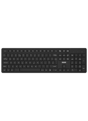 Port Designs 900904-UK keyboard Mouse included QWERTY UK English Black