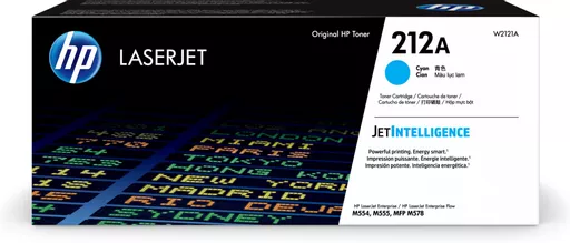 HP W2121A/212A Toner cartridge cyan, 4.5K pages ISO/IEC 19752 for HP CLJ M 554