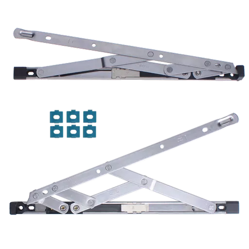 CHAMELEON Restricted Top Hung Friction Hinge Pair With Packers 13mm - 17mm