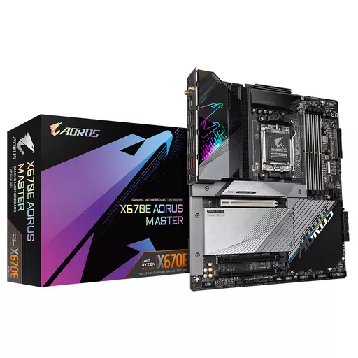 Gigabyte X670E AORUS MASTER (REV. 1.0) motherboard AMD X670 Socket AM5 ATX