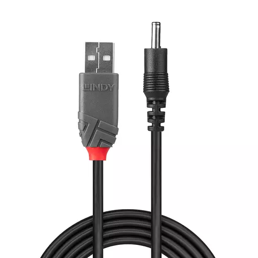 Lindy Adapter Cable USB A male - DC 3.5/1.35mm male