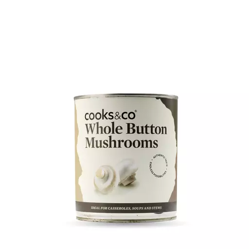 Whole Button Mushrooms 800g
