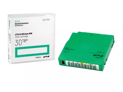 Hewlett Packard Enterprise LTO-8 Ultrium 30TB RW Data Cartridge Blank data tape 12000 GB 1.27 cm