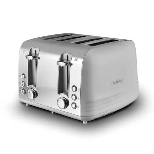 Ash 4 Slice Matte Toaster