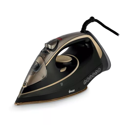 3100W Steam Iron with stainless steel anodised soleplate