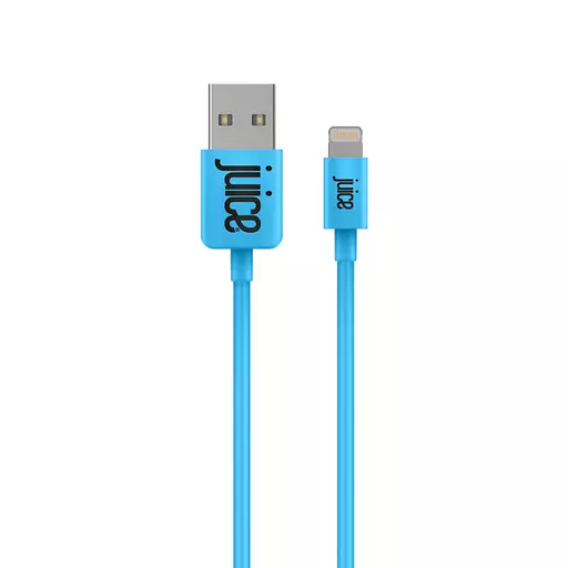 Juice JUI-CABLE-LIGHT-2M-RND-AQA lightning cable Cyan