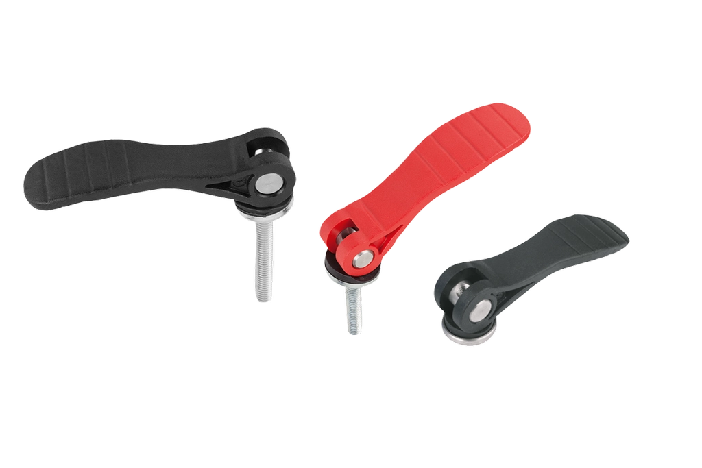 K0646 Inch - Cam Levers With Plastic Handle and Parts In Steel And Stainless Steel